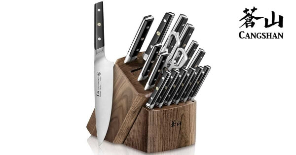 CANGSHAN 17 Piece Knife Set